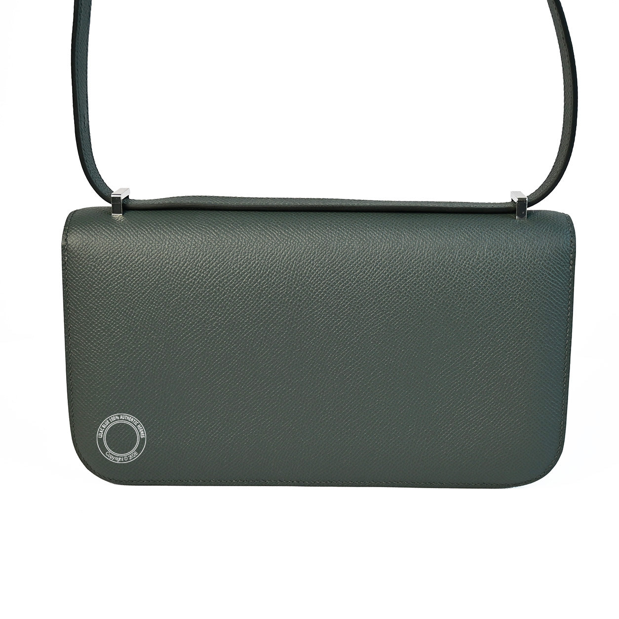 Hermès Constance 25cm Vert Mangrove Elan Epsom PHW/Enamel