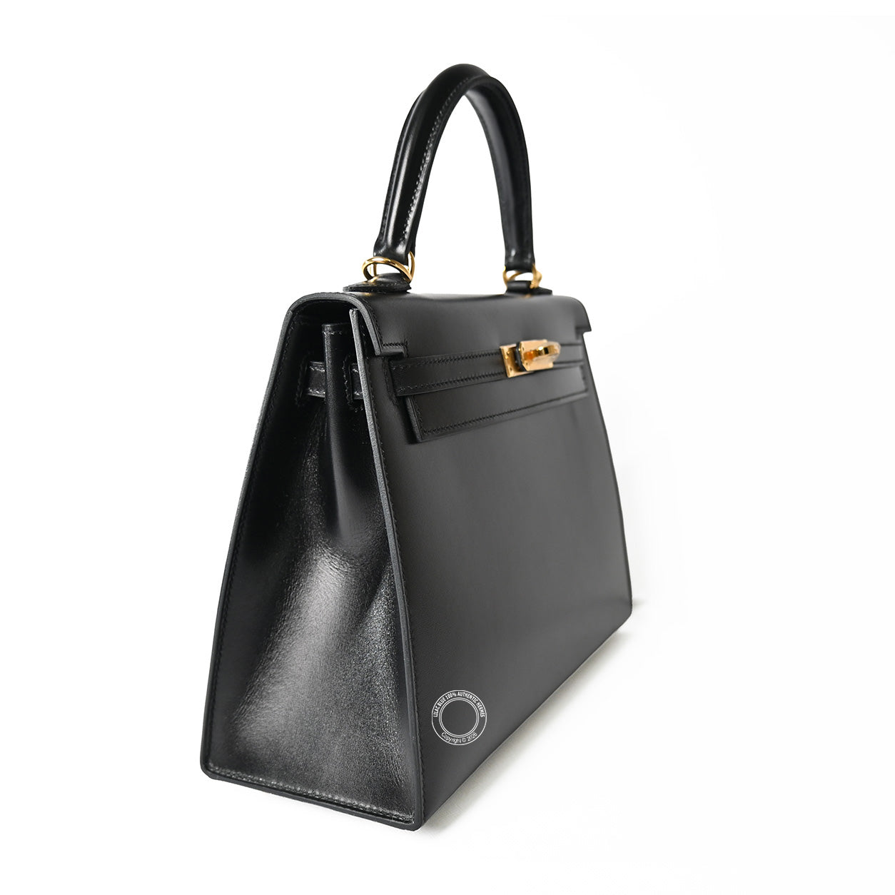 Hermès Kelly 25cm Black Box GHW