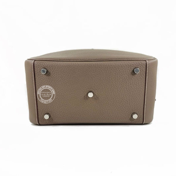 Hermès Lindy 26cm Etoupe Clemence PHW