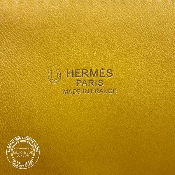 Hermès Bolide 27cm Malachite/Jaune Ambre HSS Epsom GHW