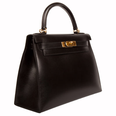 Hermès Kelly 28cm Black Box GHW