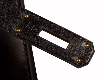 Hermès Kelly 28cm Black Box GHW