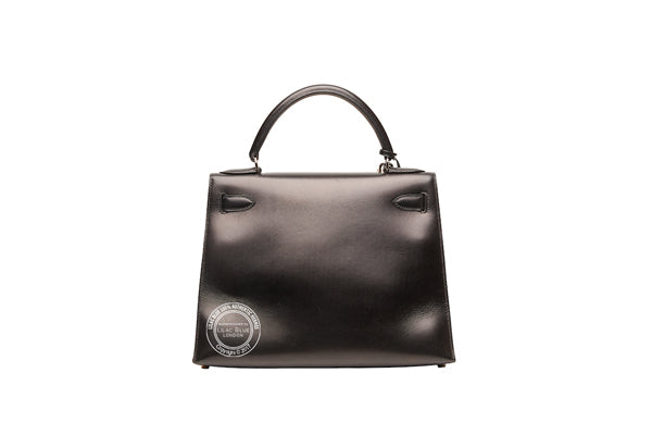 Hermès Kelly 28cm Black Box PHW - Vintage