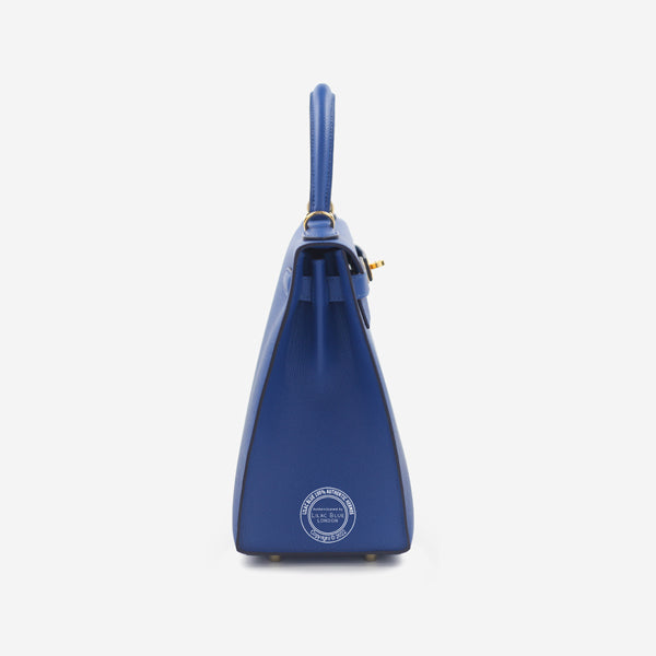 Hermès Kelly 28cm Bleu France Epsom GHW