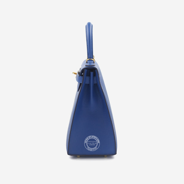 Hermès Kelly 28cm Bleu France Epsom GHW