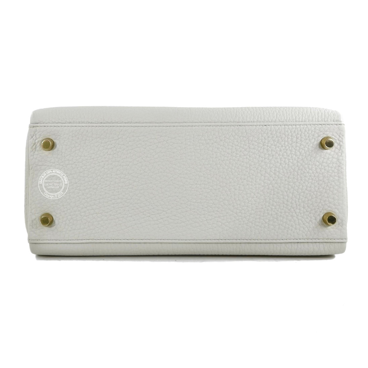 Hermès Kelly 28cm Gris Perle Togo GHW