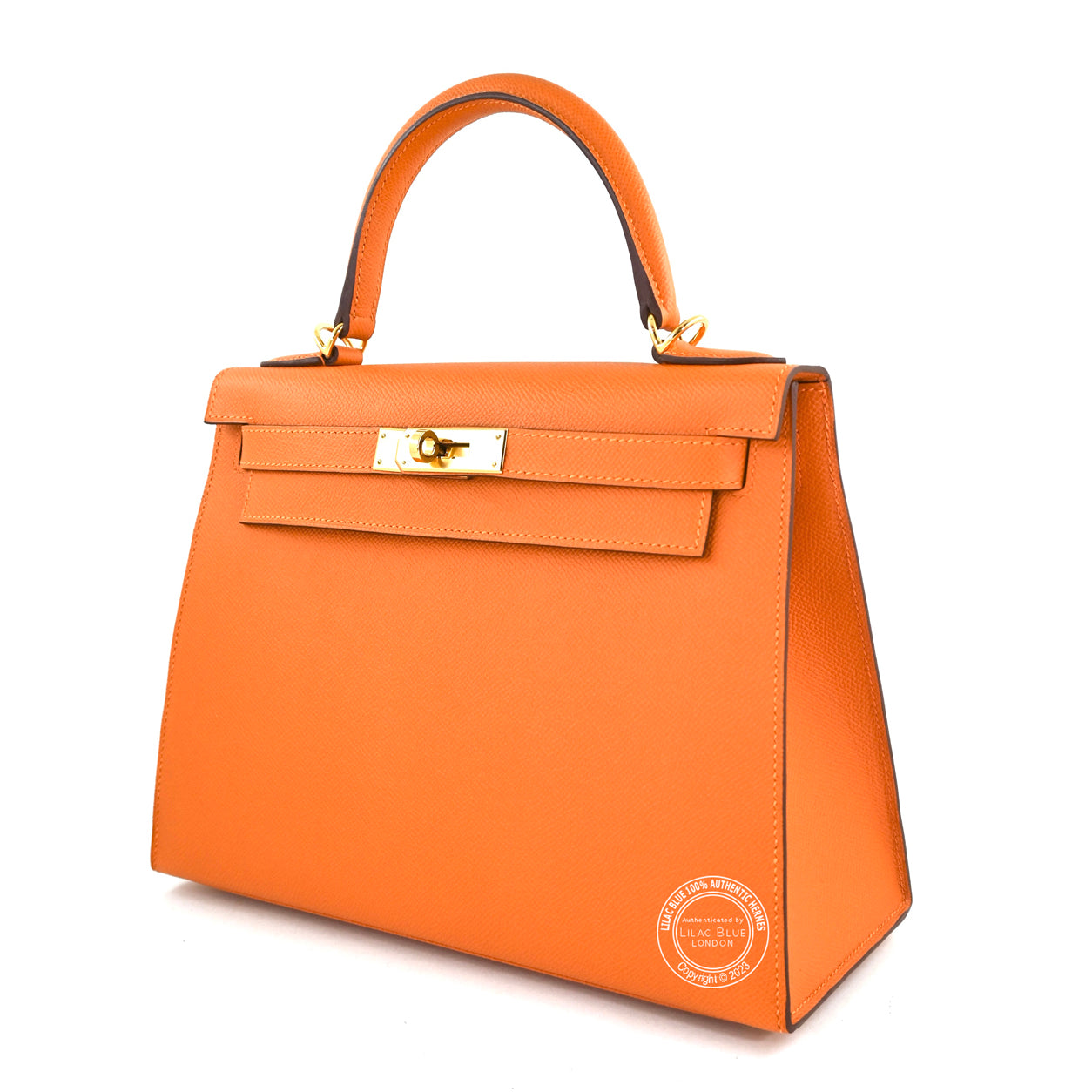 Hermès Kelly 28cm Orange Epsom GHW