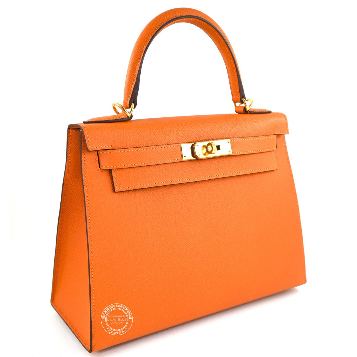 Hermès Kelly 28cm Orange Epsom GHW