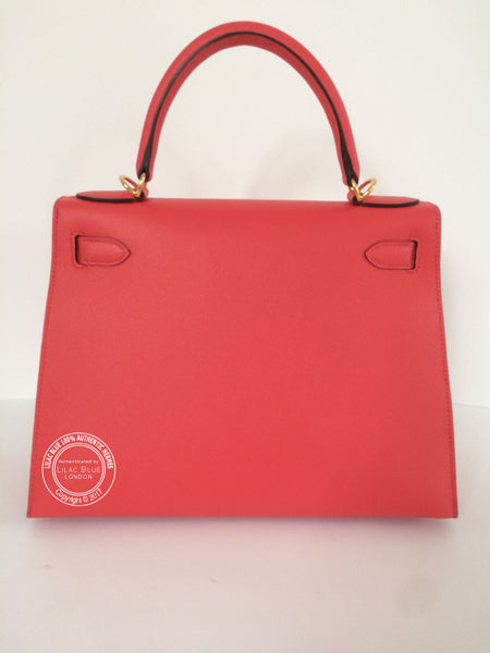 Hermès Kelly 25cm Rose Jaipur Epsom GHW