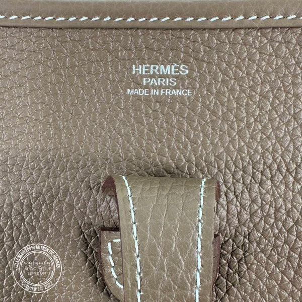 Hermès Evelyne 29cm Etoupe Clemence PHW
