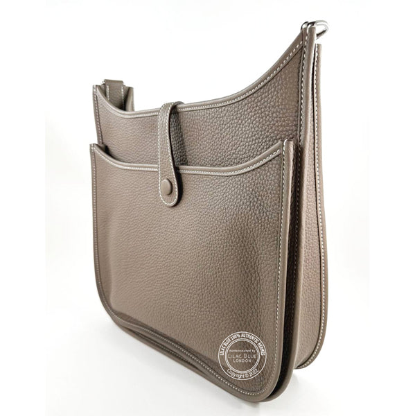 Hermès Evelyne 29cm Etoupe Clemence PHW