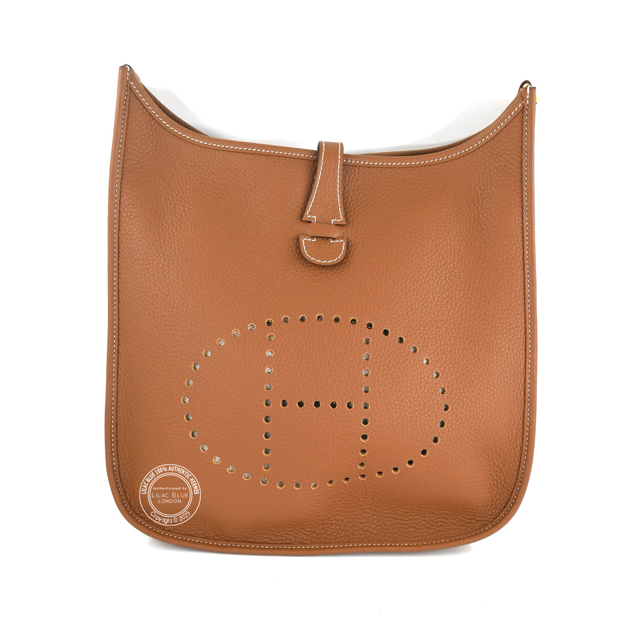 Hermes Evelyne 29cm Gold Clemence GHW