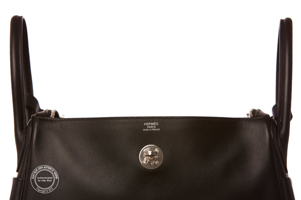 Hermès Lindy 30cm Black Lindy Swift PHW