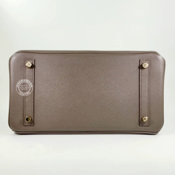 Hermès Birkin 30cm Etain Epsom GHW - Preloved
