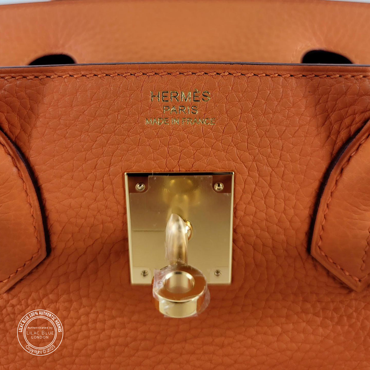 Hermès Birkin 30cm Orange Clemence GHW