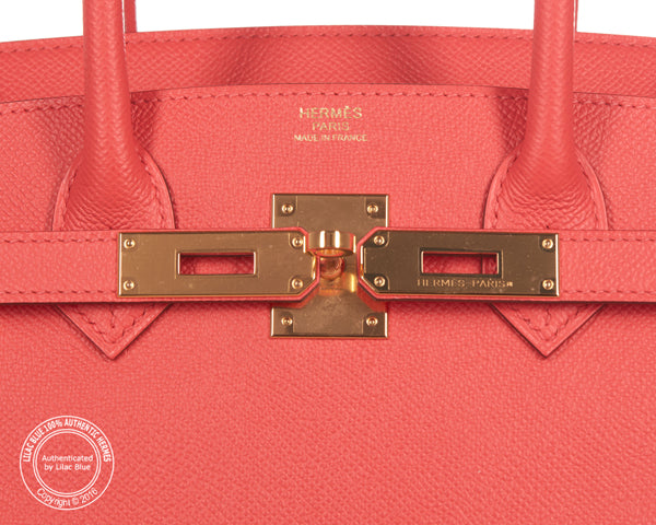 Hermès Birkin 30cm Rose Jaipur Epsom GHW