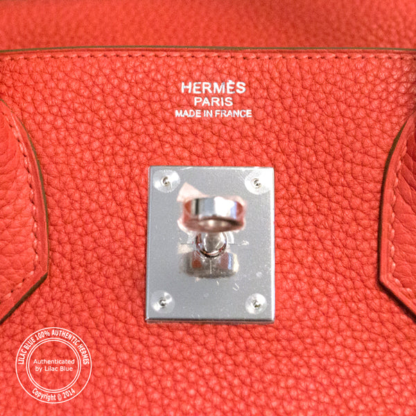 Hermès Birkin 30cm Rose Jaipur Clemence PHW