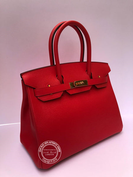 Hermès Birkin 30cm Rouge Tomate Epsom GHW