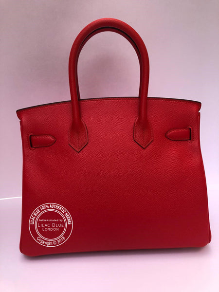Hermès Birkin 30cm Rouge Tomate Epsom GHW