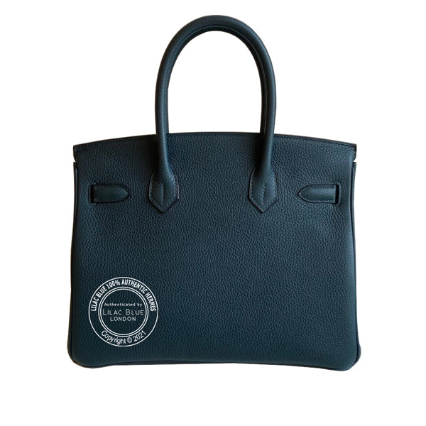 Hermès Birkin 30cm Vert Cypress Clemence GHW