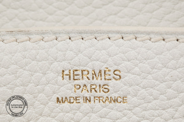 Hermès Birkin 30cm White Togo GHW - Preloved