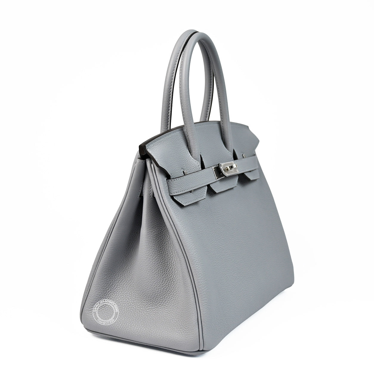 Hermès Birkin 30cm Gris Pantin Togo PHW