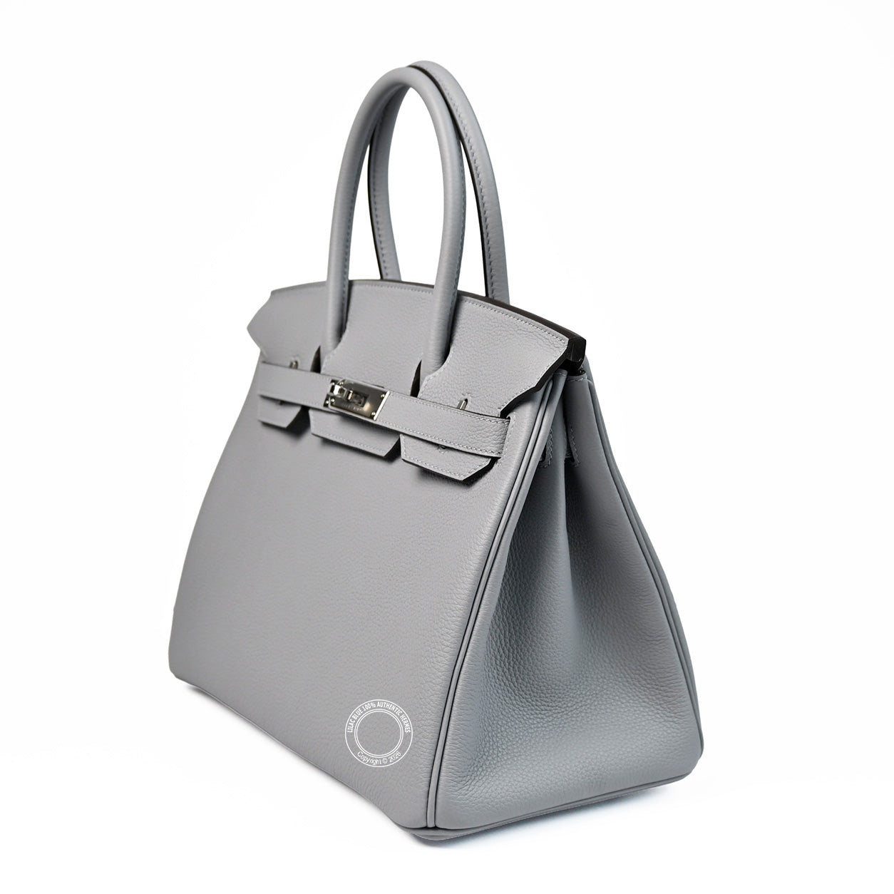 Hermès Birkin 30cm Gris Pantin Togo PHW