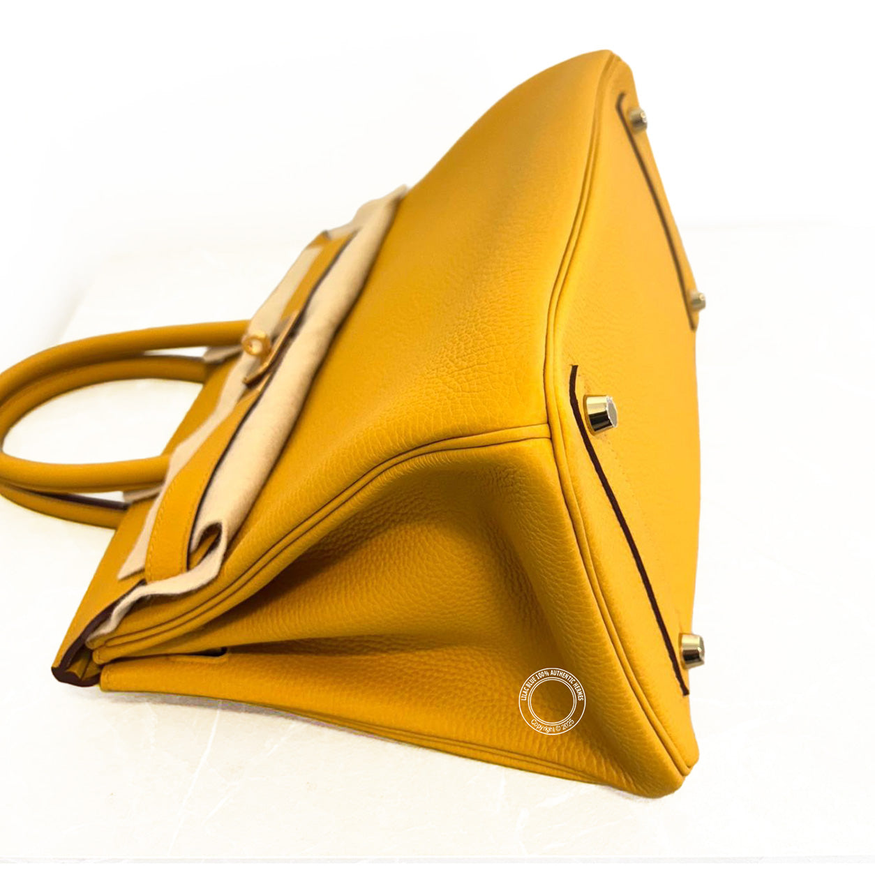 Hermès Birkin 30cm Jaune Ambre GHW