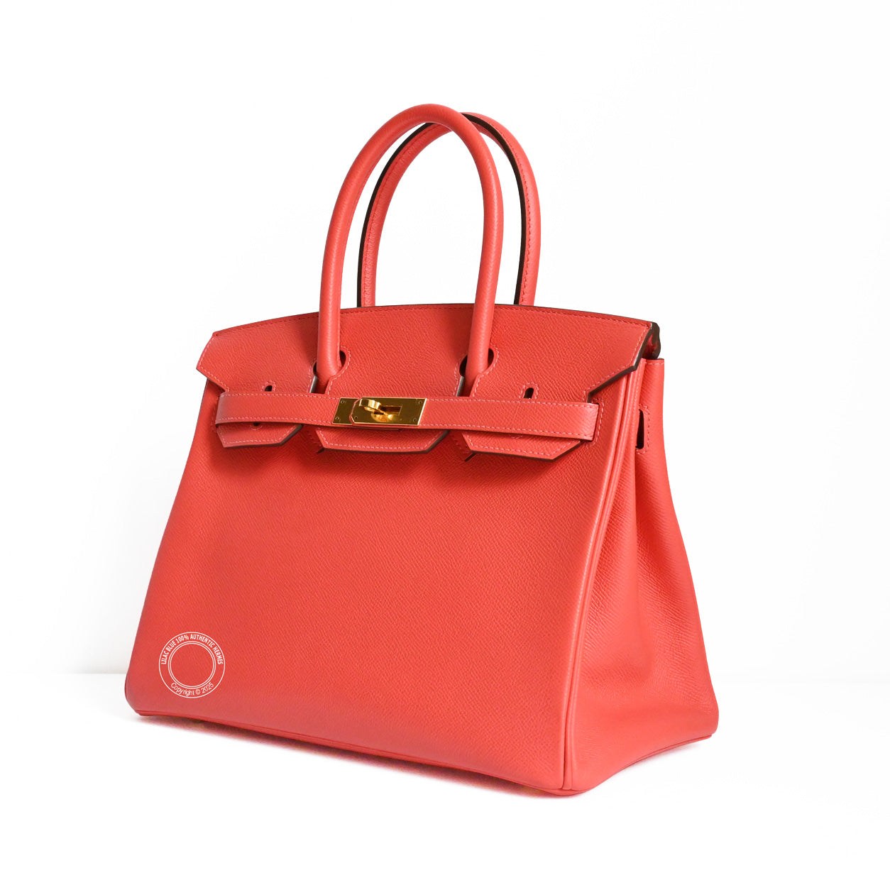 Hermes Birkin 30cm Rose Jaipur Epsom GHW