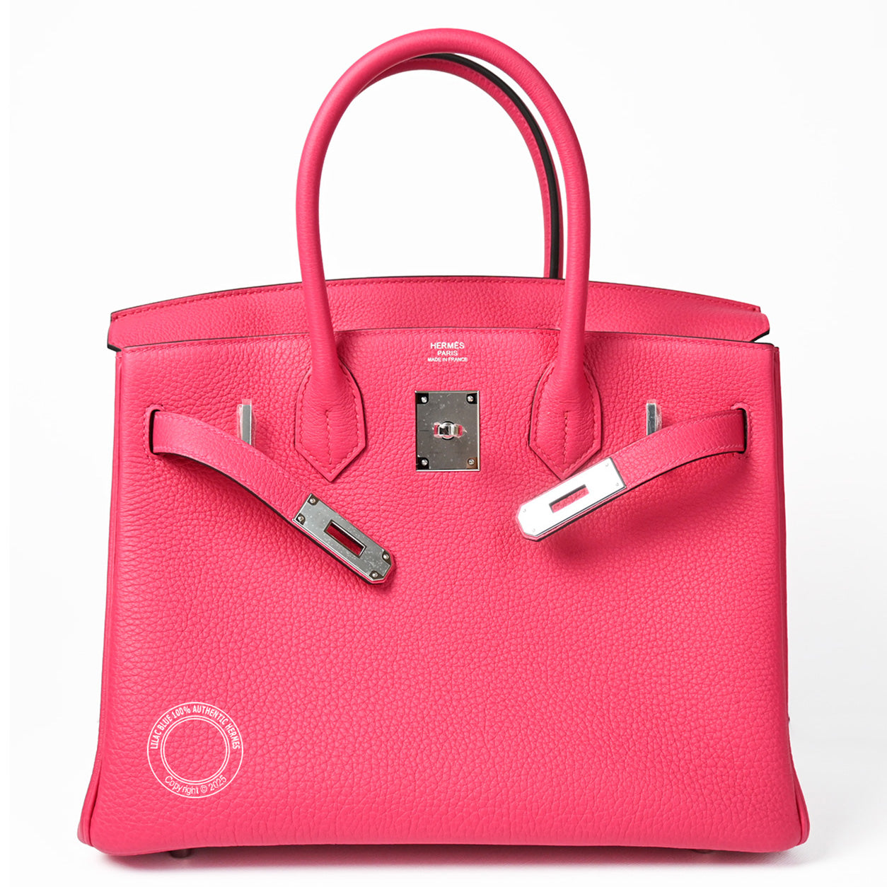Hermes Birkin 30cm Rose Mexico Togo PHW
