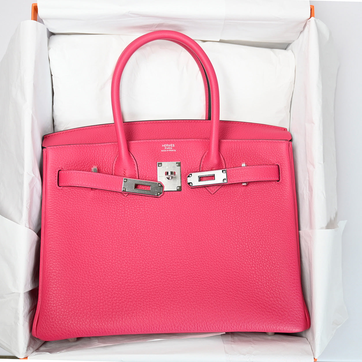 Hermes Birkin 30cm Rose Mexico Togo PHW