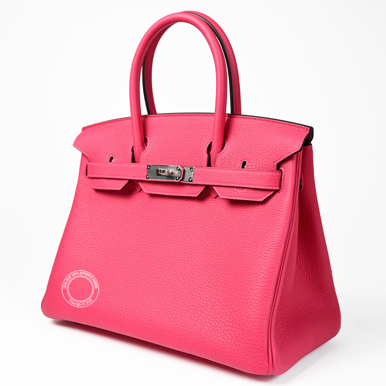 Hermes Birkin 30cm Rose Mexico Togo PHW