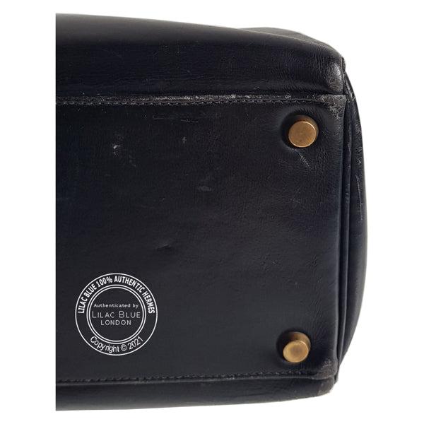 Hermès Kelly 32cm Black Box GHW - Vintage