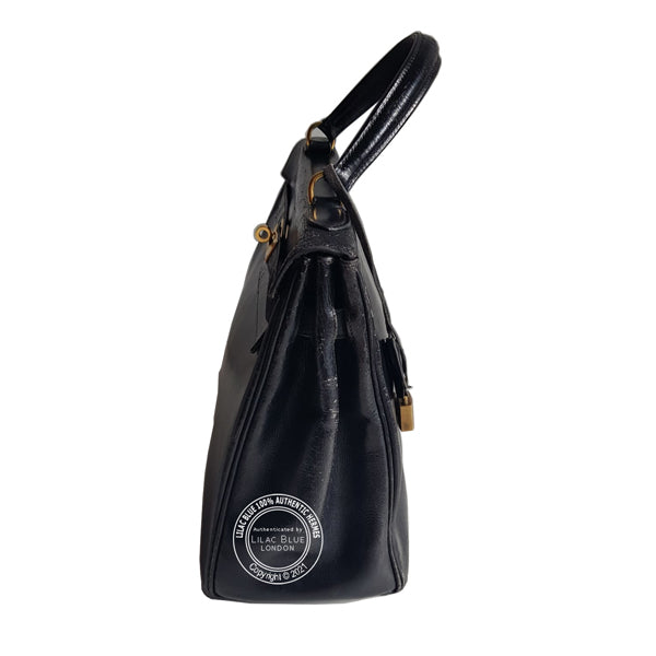 Hermès Kelly 32cm Black Box GHW - Vintage
