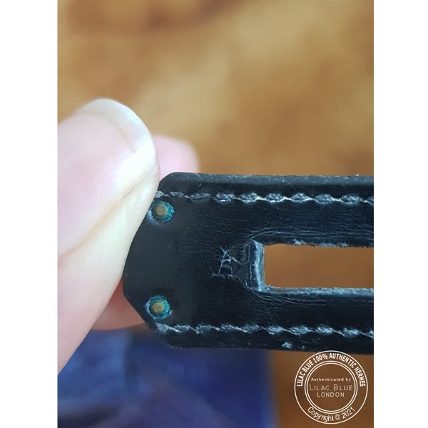 Hermès Kelly 32cm Black Box GHW - Vintage