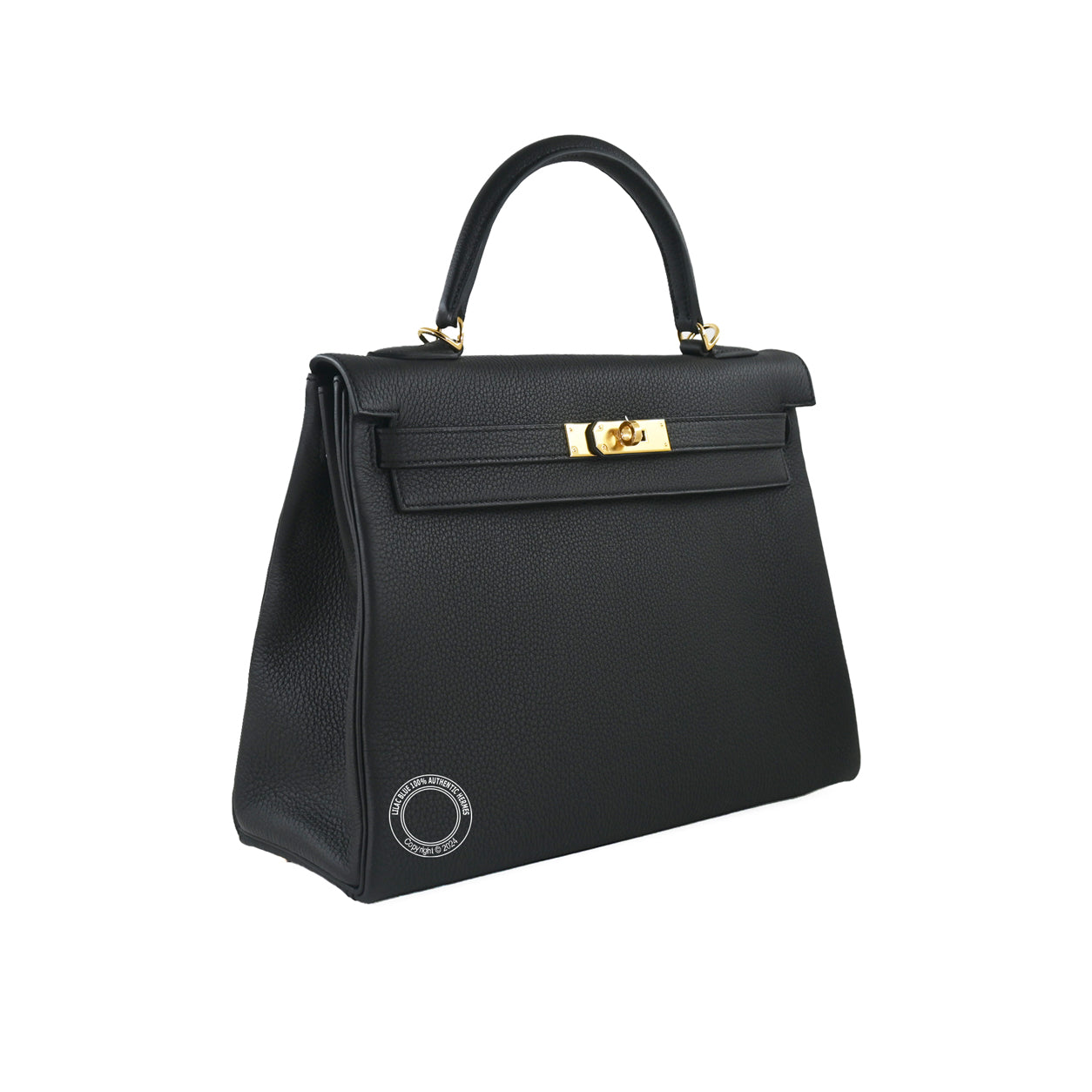 Hermès Kelly 32cm Black Togo GHW