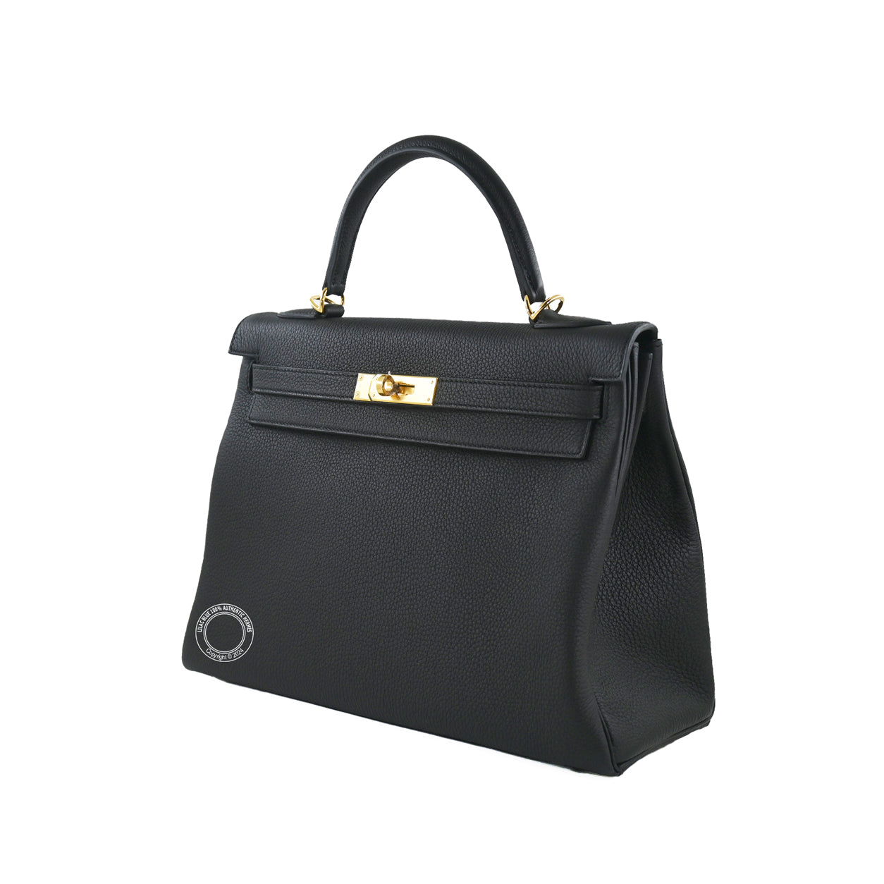 Hermès Kelly 32cm Black Togo GHW
