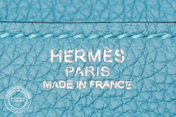 Hermès Kelly 32cm Turquoise Togo PHW