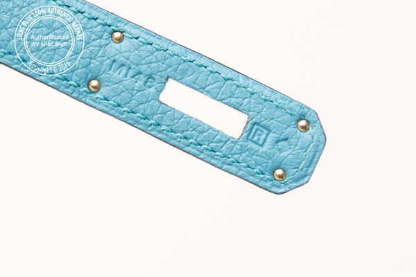 Hermès Kelly 32cm Turquoise Togo PHW