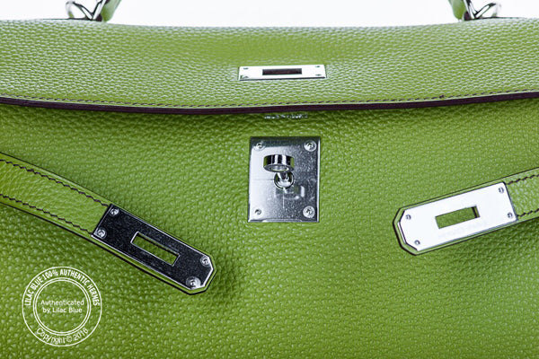 Hermès Kelly 32cm Vert Anis Togo PHW