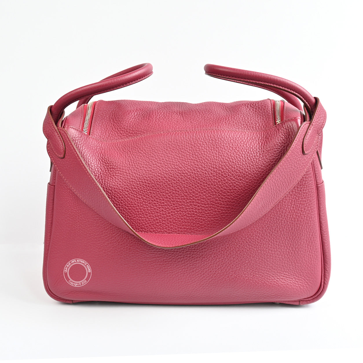 Hermès Lindy 34 Rouge Grenat Clemence PHW - Preloved