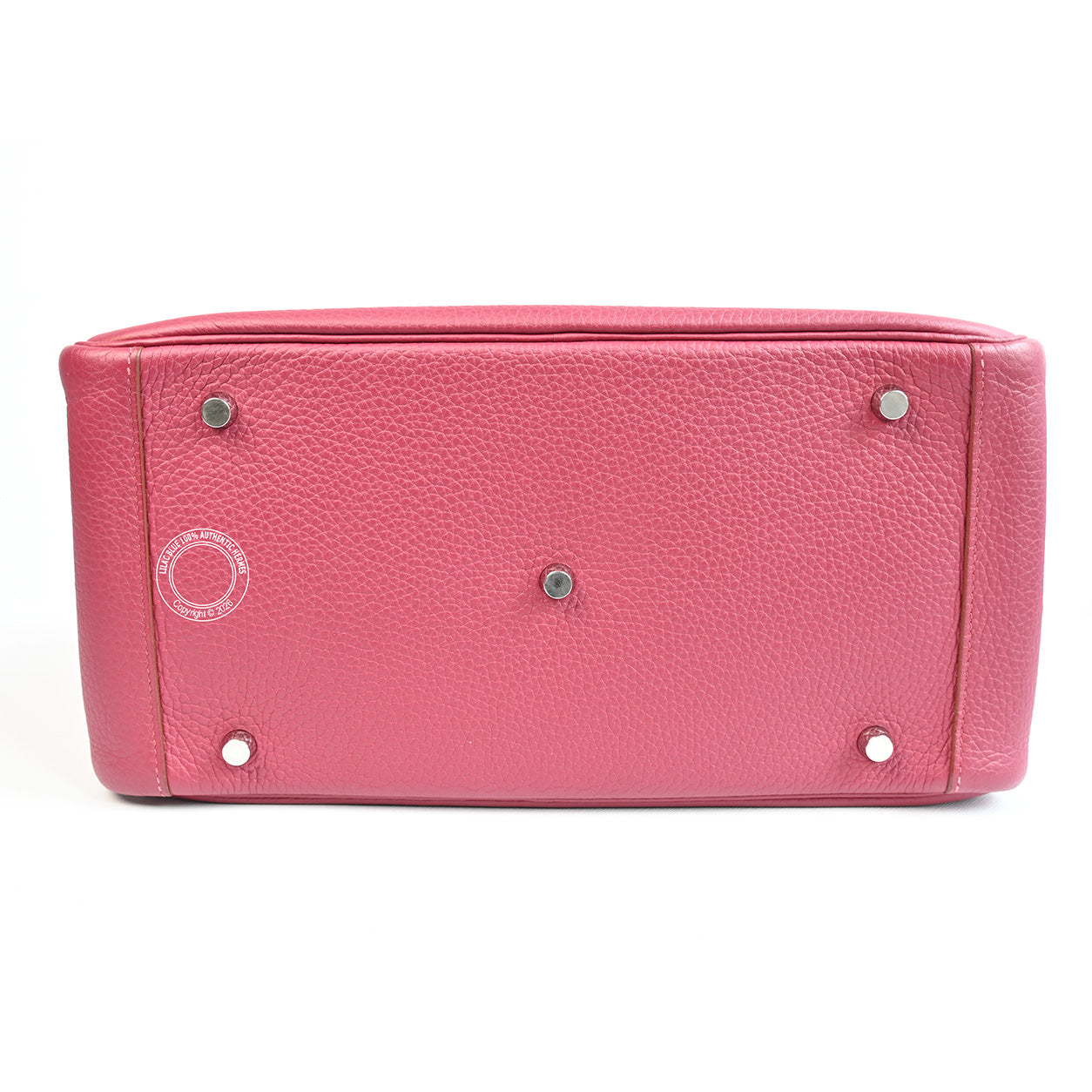 Hermès Lindy 34 Rouge Grenat Clemence PHW - Preloved