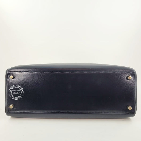 Hermès Kelly 35cm Black Box GHW - Preloved