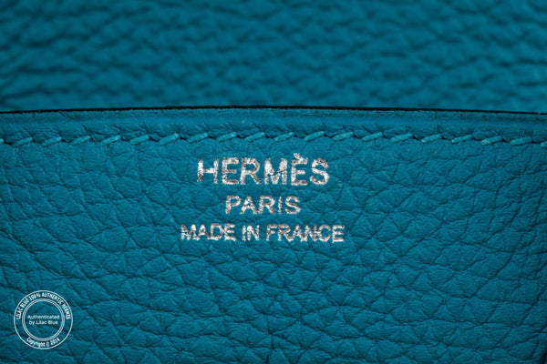 Hermes Birkin 25cm Bleu Izmir Togo PHW