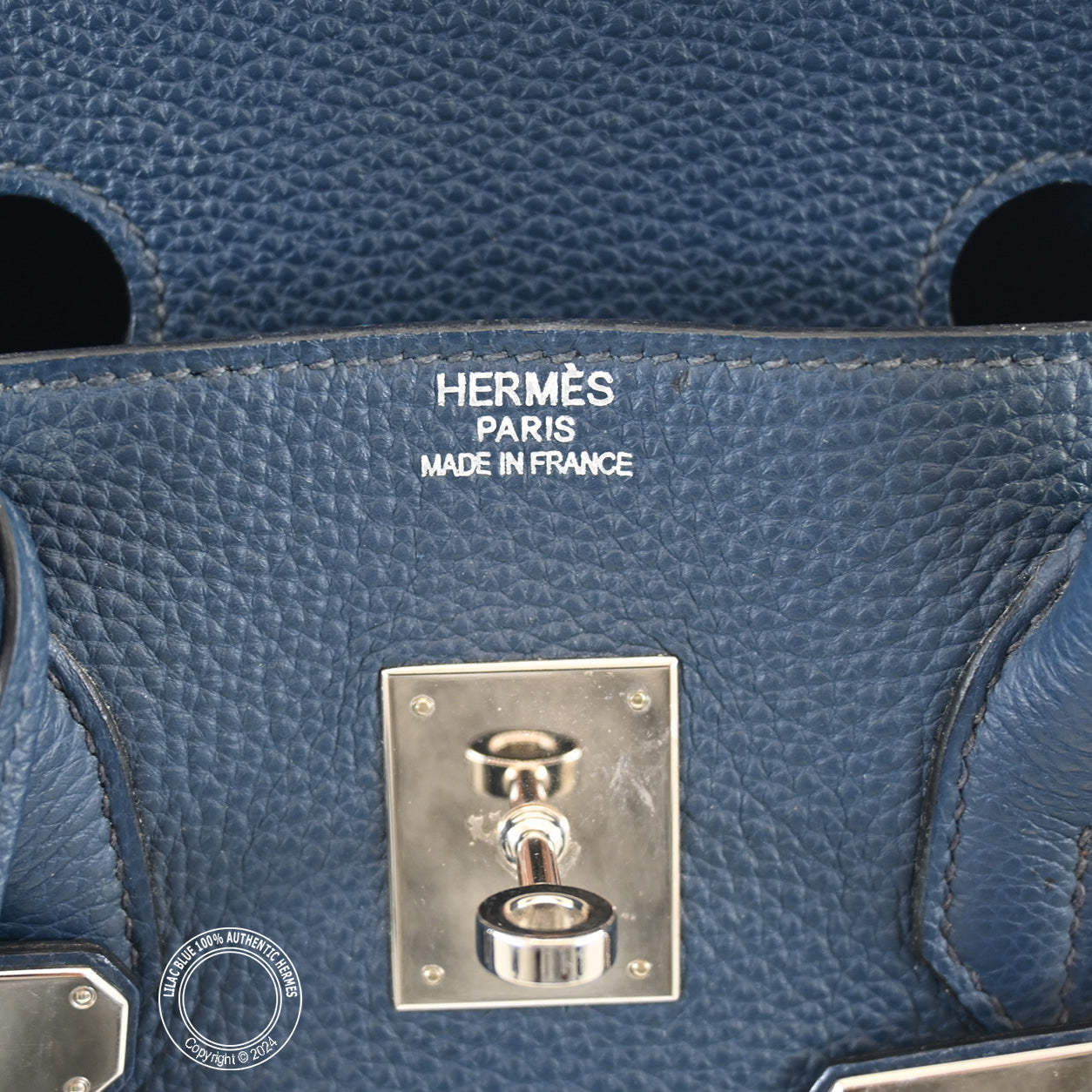 Hermès Birkin 35cm Bleu de Prusse Togo PHW - Preloved