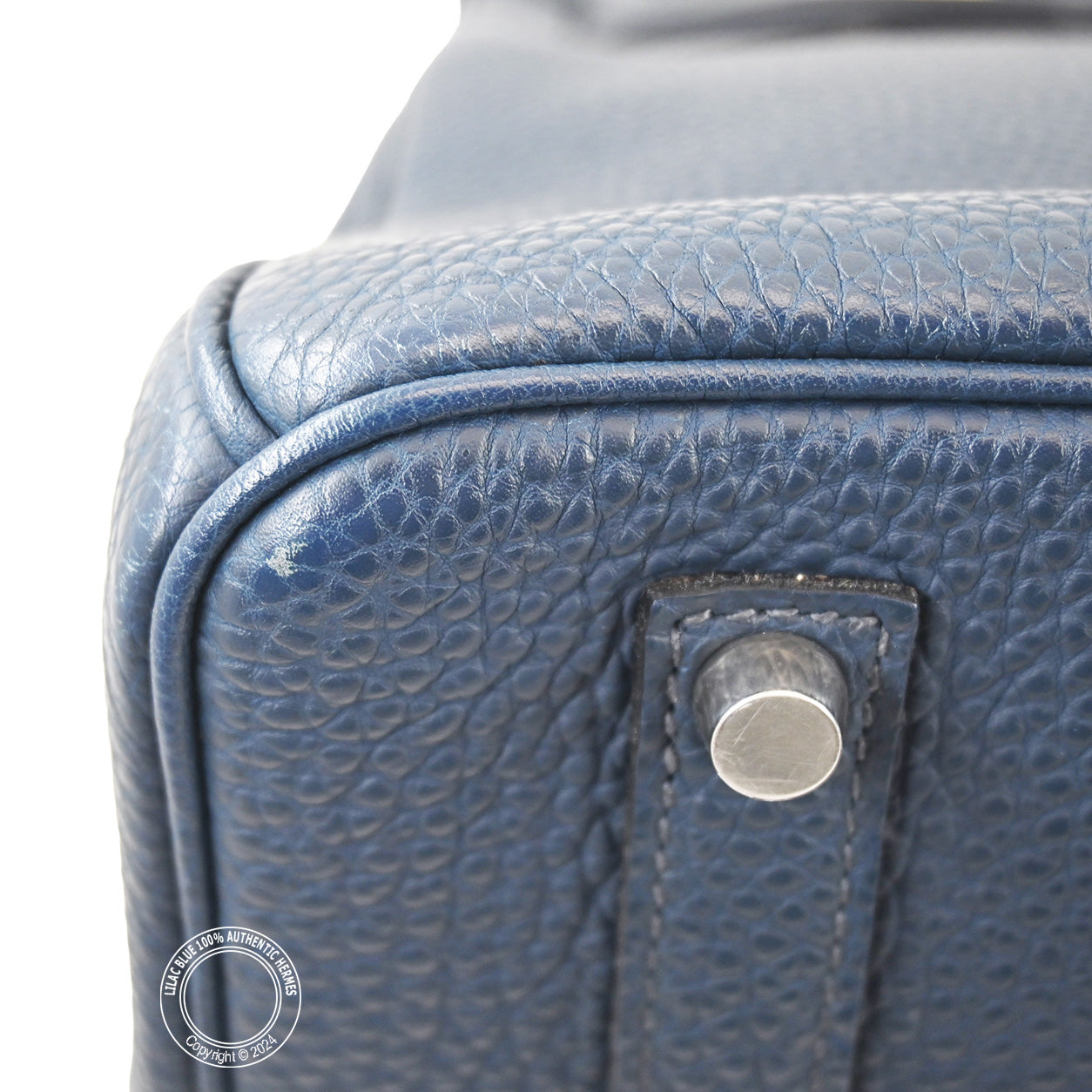 Hermès Birkin 35cm Bleu de Prusse Togo PHW - Preloved