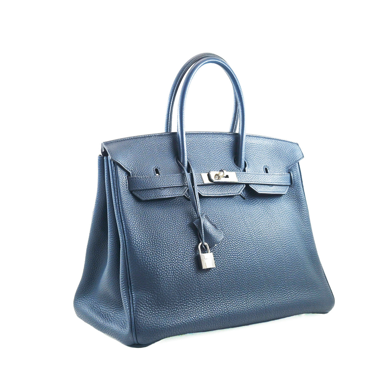 Hermès Birkin 35cm Bleu de Prusse Togo PHW - Preloved
