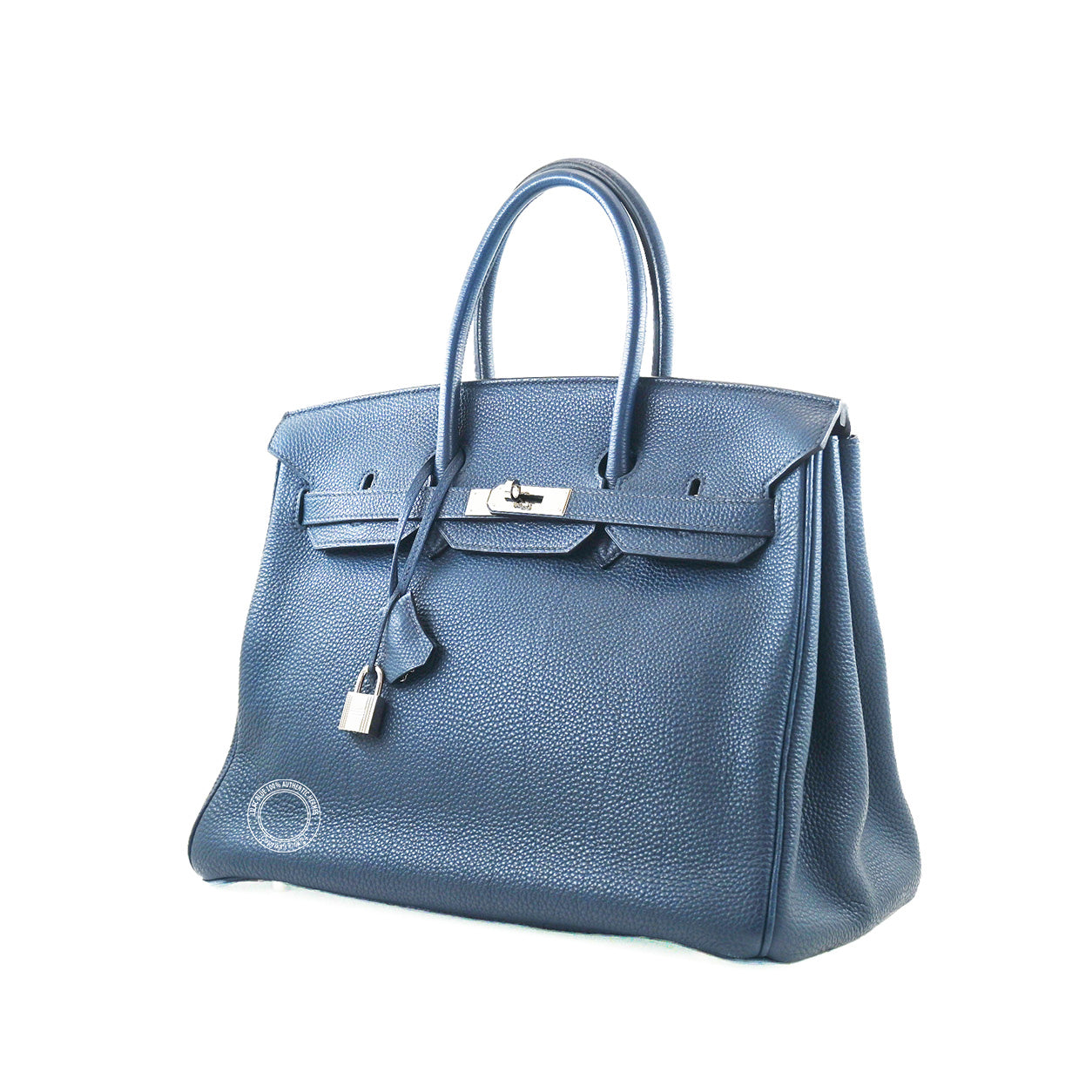 Hermès Birkin 35cm Bleu de Prusse Togo PHW - Preloved
