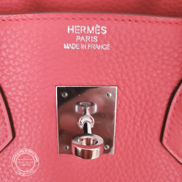 Hermès Birkin 35cm Bougainvillea Clemence PHW - Preloved