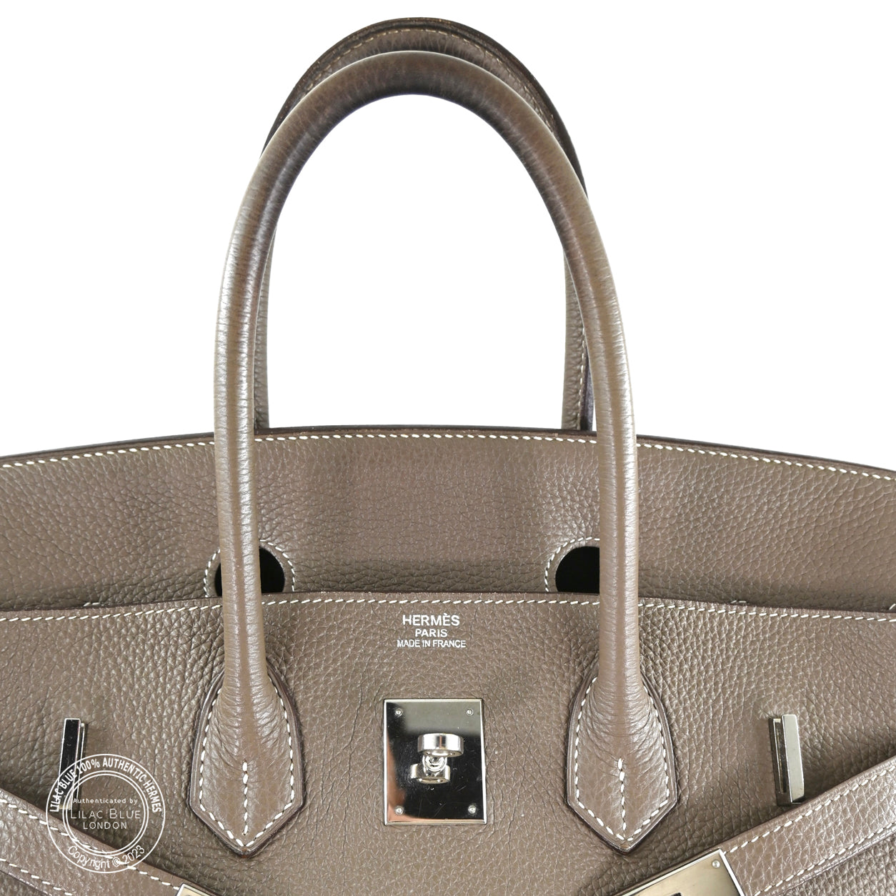 Hermès Birkin 35cm Etoupe Togo PHW - Preloved